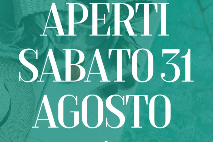 SABATO 31 AGOSTO STRUTTURA DI CADONEGHE APERTA 